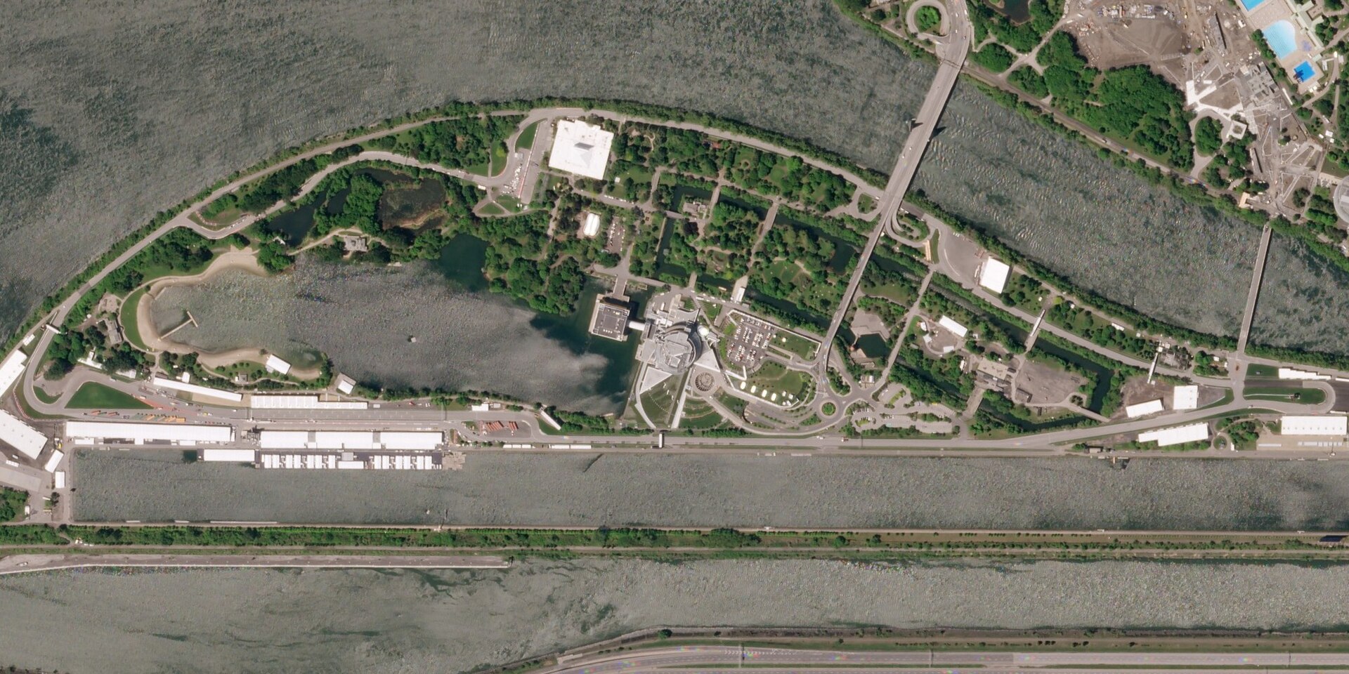 Аэросъёмка трассы (спутник SkySat)