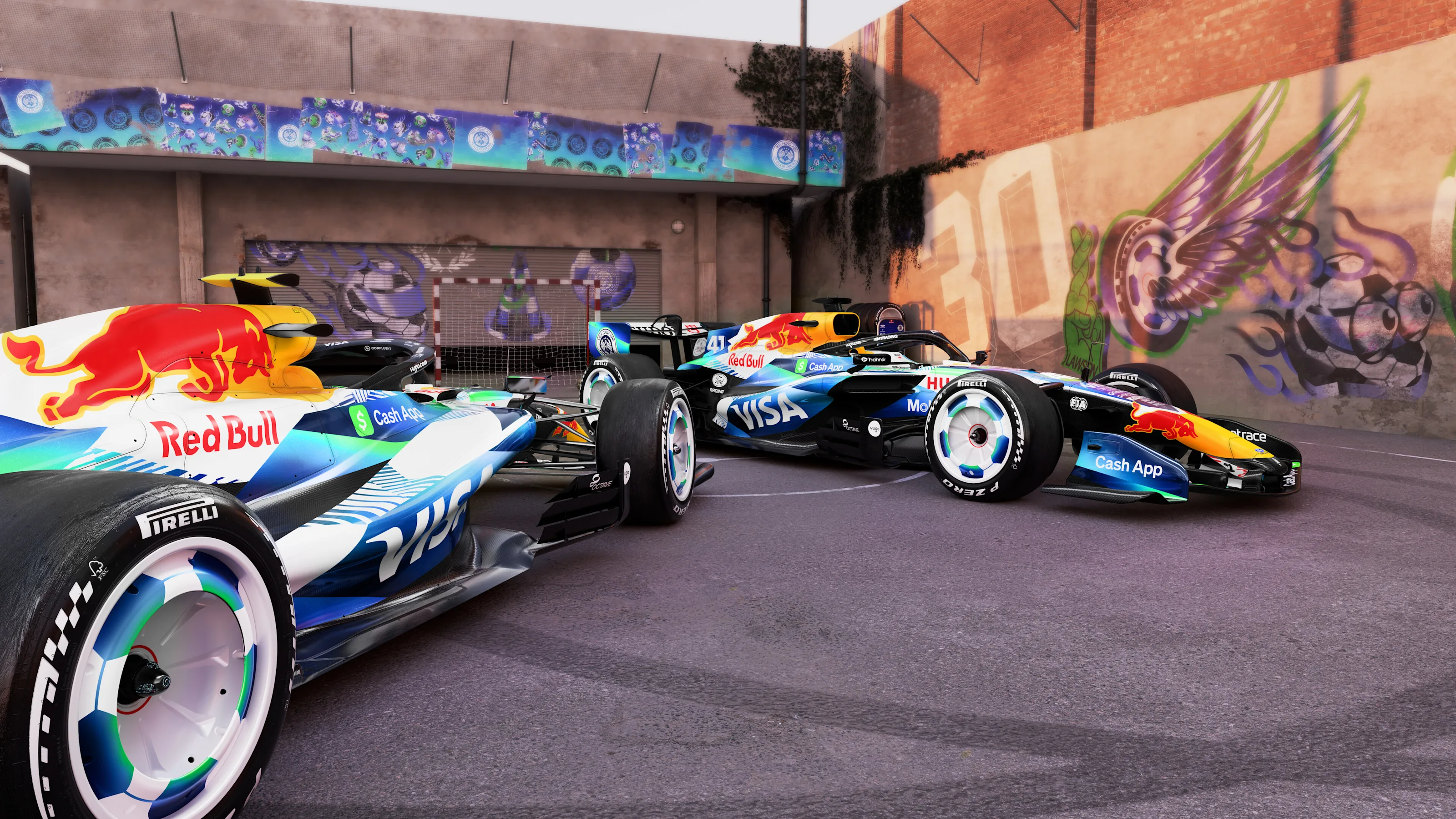 Racing Bulls «VCARB FC» — футбольная ливрея — фото 3